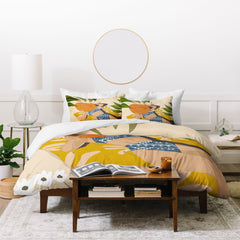 83 Oranges Bring Your Own Sunshine Duvet Cover