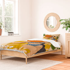 83 Oranges Bring Your Own Sunshine Duvet Cover