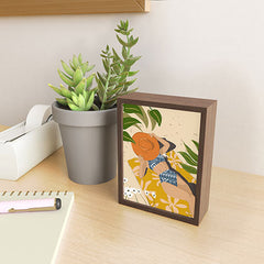 83 Oranges Bring Your Own Sunshine Framed Mini Art Print