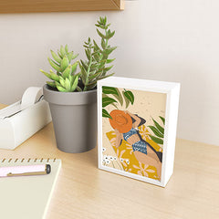 83 Oranges Bring Your Own Sunshine Framed Mini Art Print