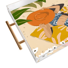 83 Oranges Bring Your Own Sunshine Acrylic Tray