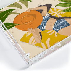 83 Oranges Bring Your Own Sunshine Acrylic Tray
