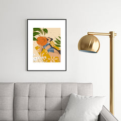 83 Oranges Bring Your Own Sunshine Metal Framed Art Print