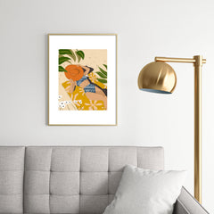 83 Oranges Bring Your Own Sunshine Metal Framed Art Print