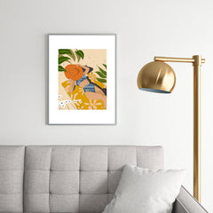 83 Oranges Bring Your Own Sunshine Metal Framed Art Print