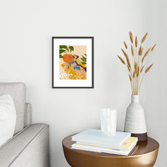83 Oranges Bring Your Own Sunshine Metal Framed Art Print
