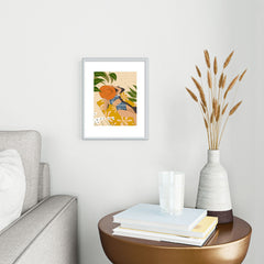 83 Oranges Bring Your Own Sunshine Metal Framed Art Print