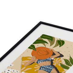 83 Oranges Bring Your Own Sunshine Metal Framed Art Print