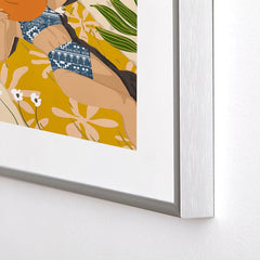 83 Oranges Bring Your Own Sunshine Metal Framed Art Print