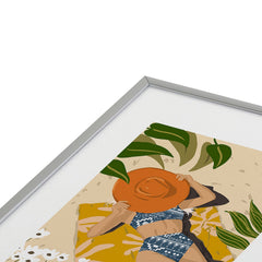 83 Oranges Bring Your Own Sunshine Metal Framed Art Print