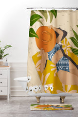 83 Oranges Bring Your Own Sunshine Shower Curtain And Mat