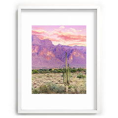 83 Oranges Cactus Sunset Recessed Framing Rectangle