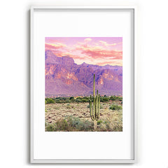 83 Oranges Cactus Sunset Recessed Framing Rectangle