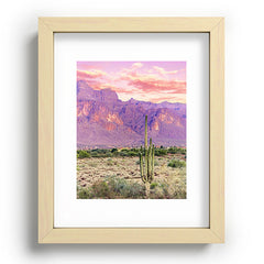 83 Oranges Cactus Sunset Recessed Framing Rectangle