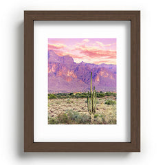 83 Oranges Cactus Sunset Recessed Framing Rectangle