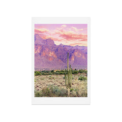 83 Oranges Cactus Sunset Art Print