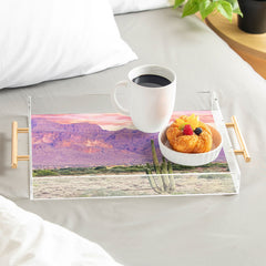 83 Oranges Cactus Sunset Acrylic Tray