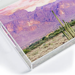 83 Oranges Cactus Sunset Acrylic Tray