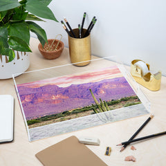 83 Oranges Cactus Sunset Acrylic Tray