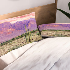 83 Oranges Cactus Sunset Pillow Shams