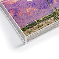 83 Oranges Cactus Sunset Acrylic Tray