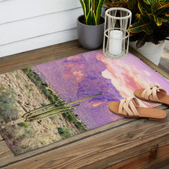83 Oranges Cactus Sunset Outdoor Rug