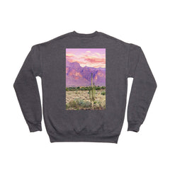83 Oranges Cactus Sunset Crewneck Sweatshirt