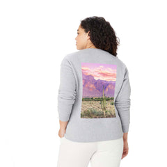 83 Oranges Cactus Sunset Crewneck Sweatshirt