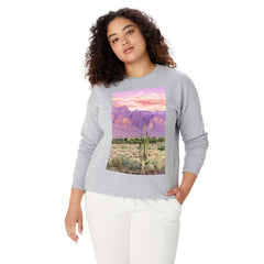 83 Oranges Cactus Sunset Crewneck Sweatshirt