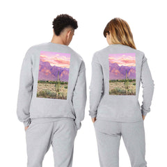 83 Oranges Cactus Sunset Crewneck Sweatshirt