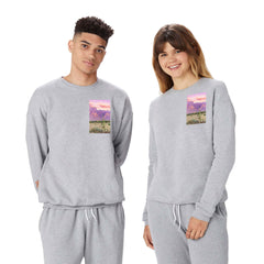 83 Oranges Cactus Sunset Crewneck Sweatshirt