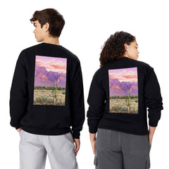 83 Oranges Cactus Sunset Crewneck Sweatshirt