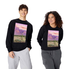 83 Oranges Cactus Sunset Crewneck Sweatshirt