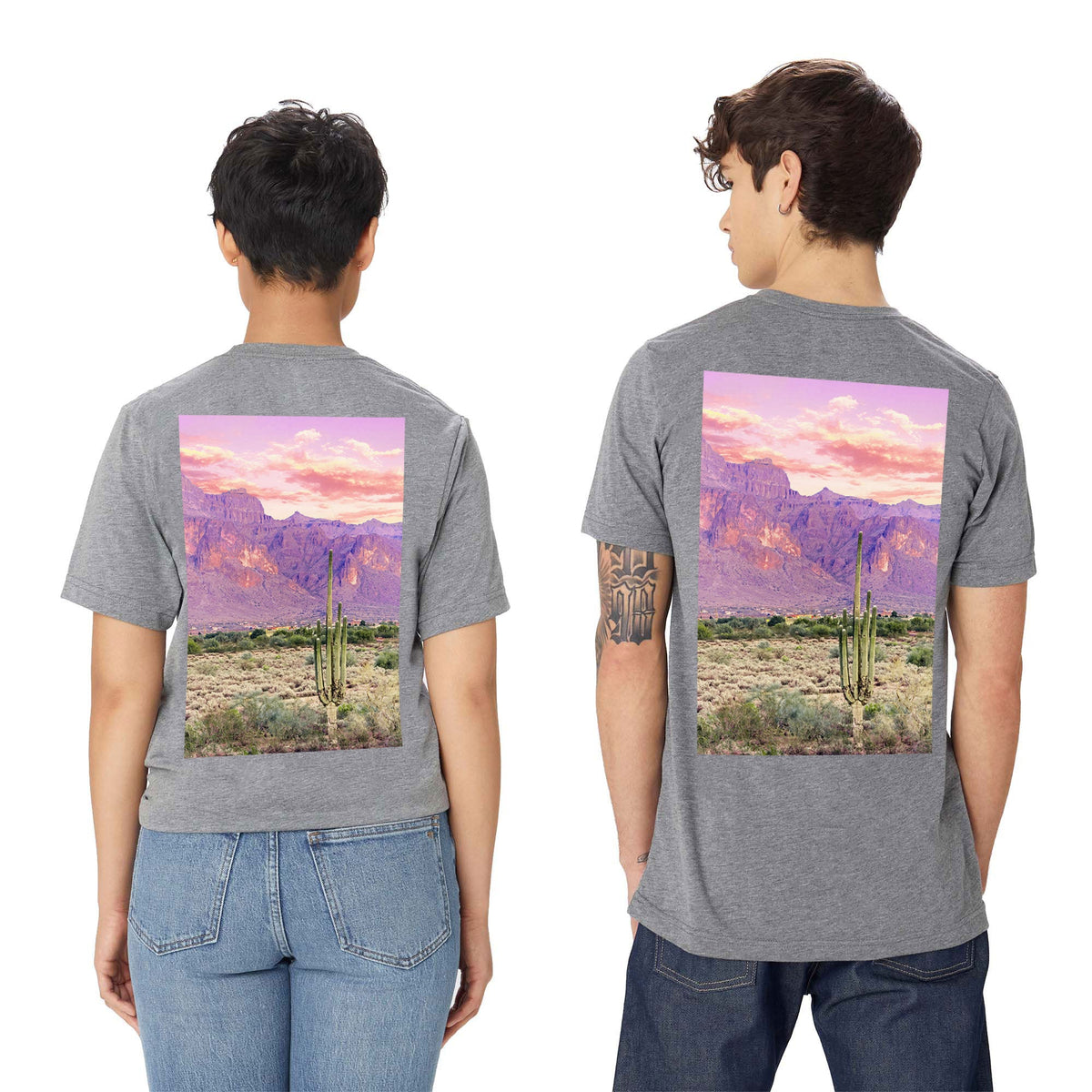 83 Oranges Cactus Sunset Classic T-shirt