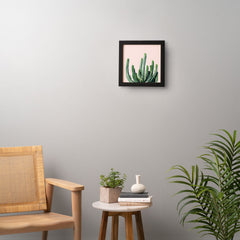 83 Oranges Cactus V6 Framed Wall Art