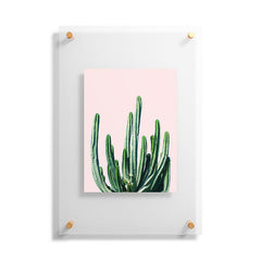 83 Oranges Cactus V6 Floating Acrylic Print
