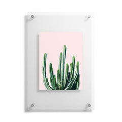 83 Oranges Cactus V6 Floating Acrylic Print