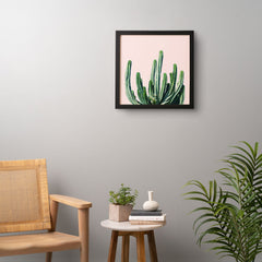 83 Oranges Cactus V6 Framed Wall Art