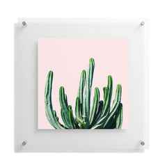 83 Oranges Cactus V6 Floating Acrylic Print