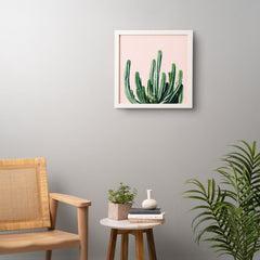 83 Oranges Cactus V6 Framed Wall Art