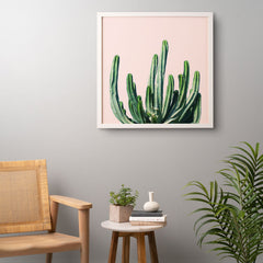83 Oranges Cactus V6 Framed Wall Art