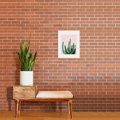 83 Oranges Cactus V6 Art Print