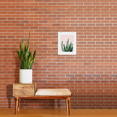 83 Oranges Cactus V6 Art Print