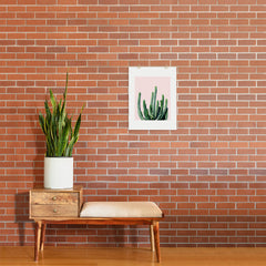 83 Oranges Cactus V6 Art Print
