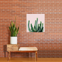 83 Oranges Cactus V6 Art Print