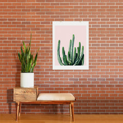 83 Oranges Cactus V6 Art Print