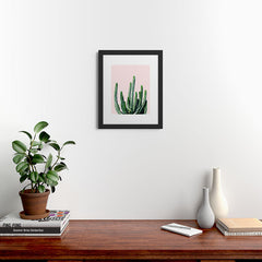 83 Oranges Cactus V6 Framed Art Print