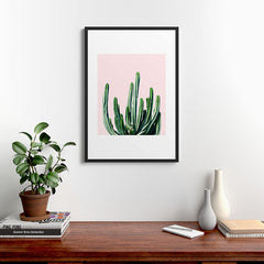 83 Oranges Cactus V6 Framed Art Print