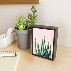 83 Oranges Cactus V6 Framed Mini Art Print