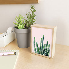 83 Oranges Cactus V6 Framed Mini Art Print